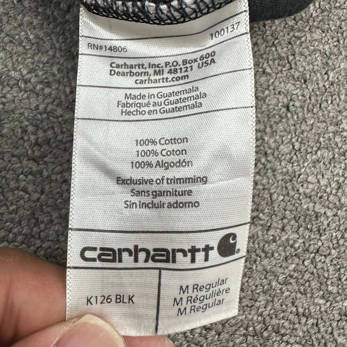 칼하트 롱 슬리브 상품이미지4