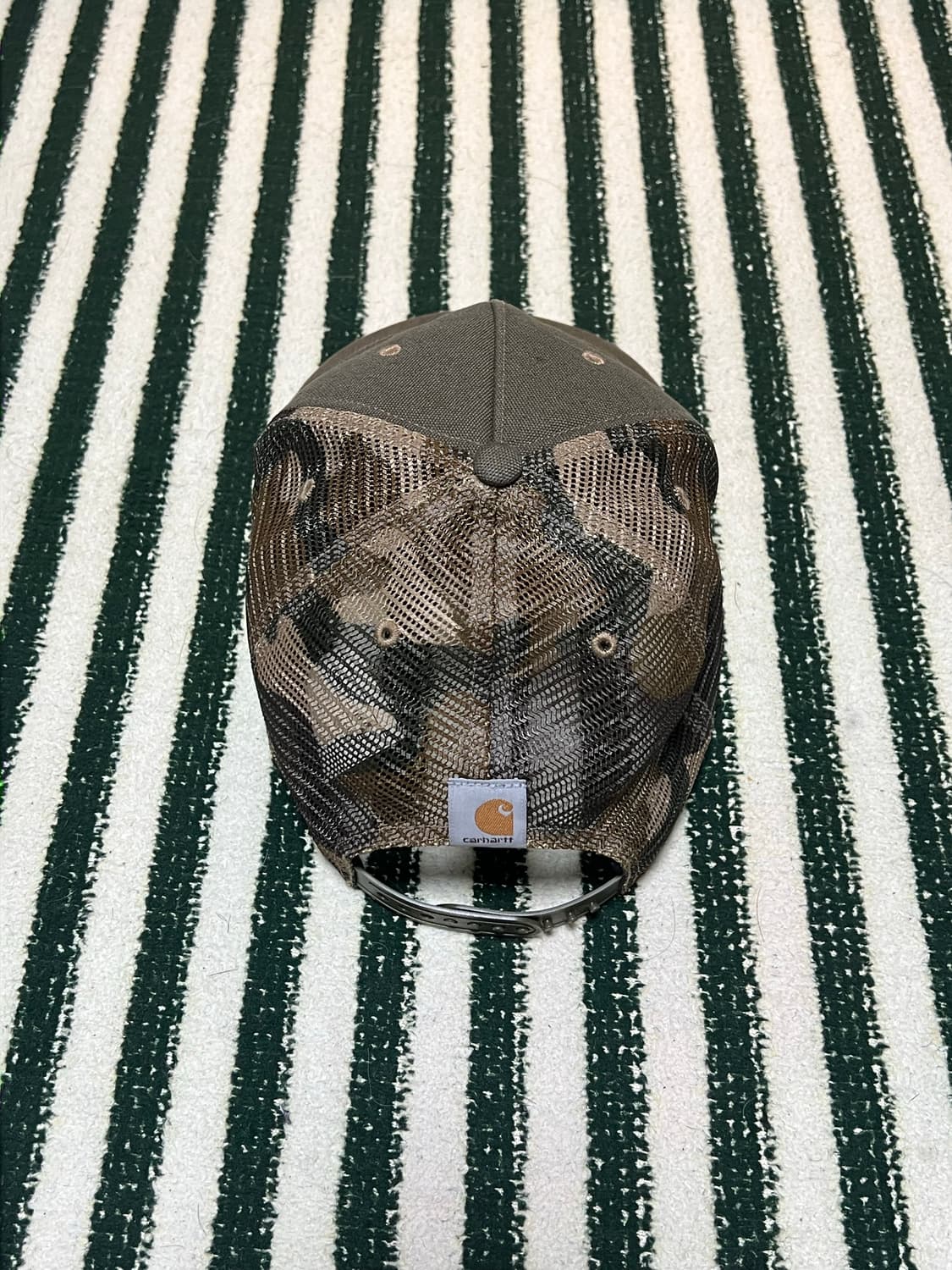 Carhartt Camo pattern olive camp cap 상품이미지2