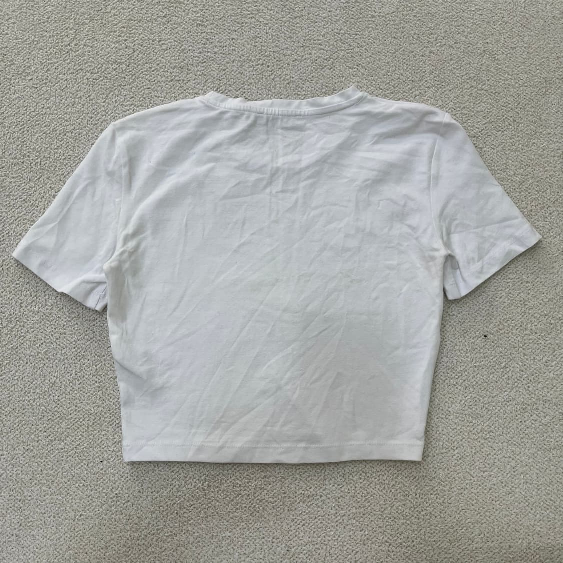 S 자라 여성 크롭 반팔티 0331M 상품이미지4