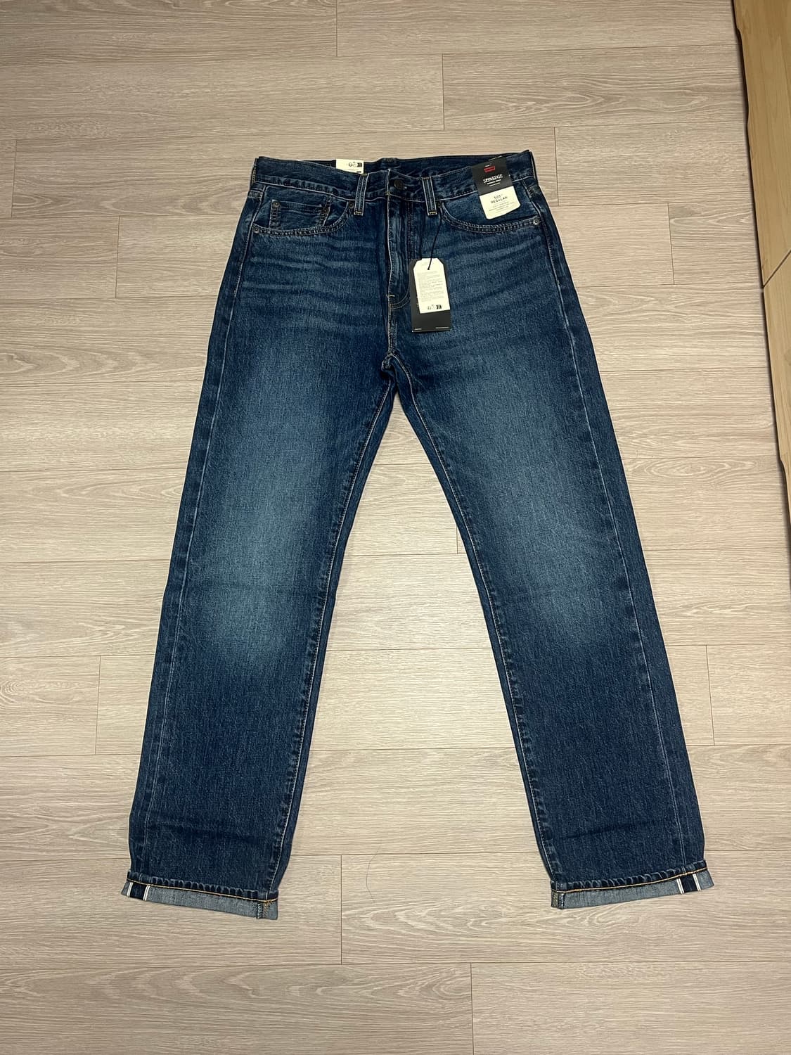 (새상품) 리바이스 505 셀비지 데님 프리미엄라인 청바지 상품이미지3