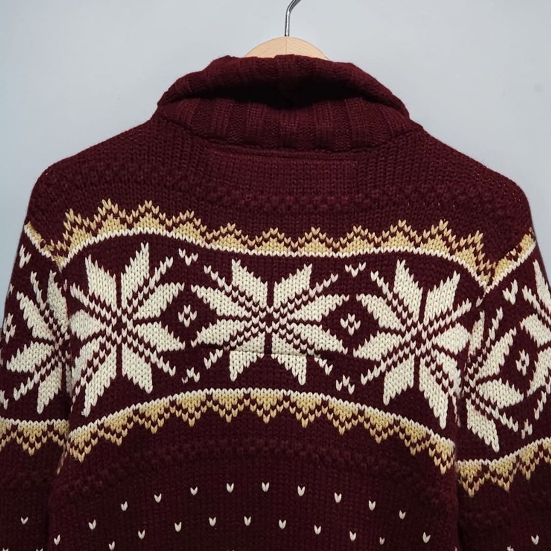 95 Abercrombie 아베크롬비 노르딕 숄카라 니트 가디건 상품이미지5