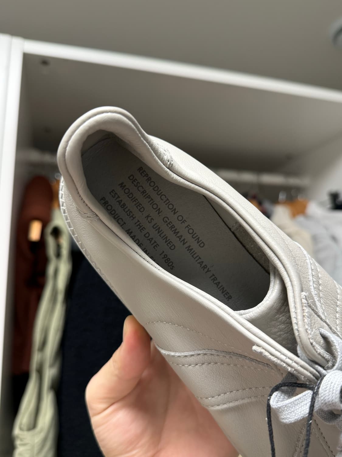 캡틴선샤인 x 리프로덕션오브파운드 독일군 그레이 (265-270사이즈) 상품이미지2