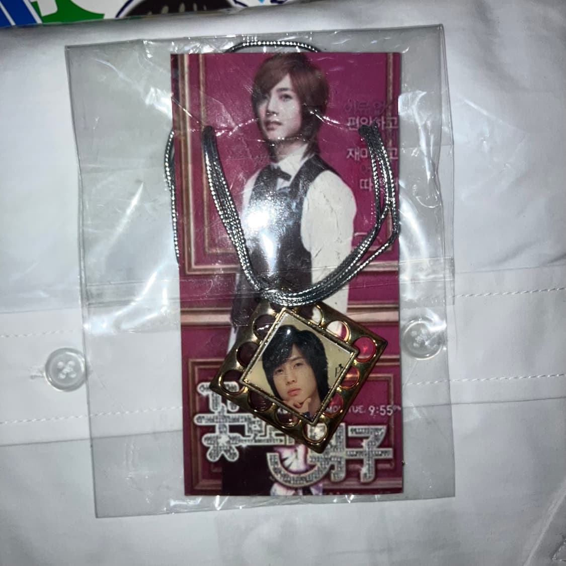 사은품) 고전문구 꽃보다남자 펜던트 목걸이 레트로 갸루 빈티지 상품이미지1