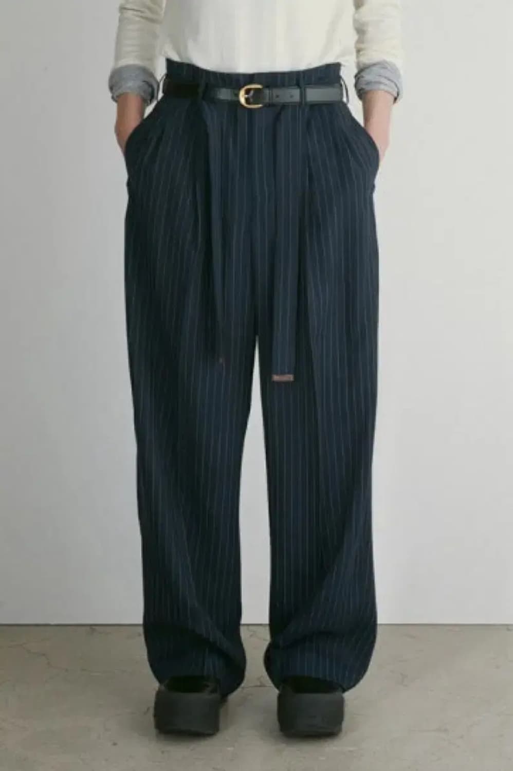 렉토 핀스트라이프 팬츠 S 상품이미지2