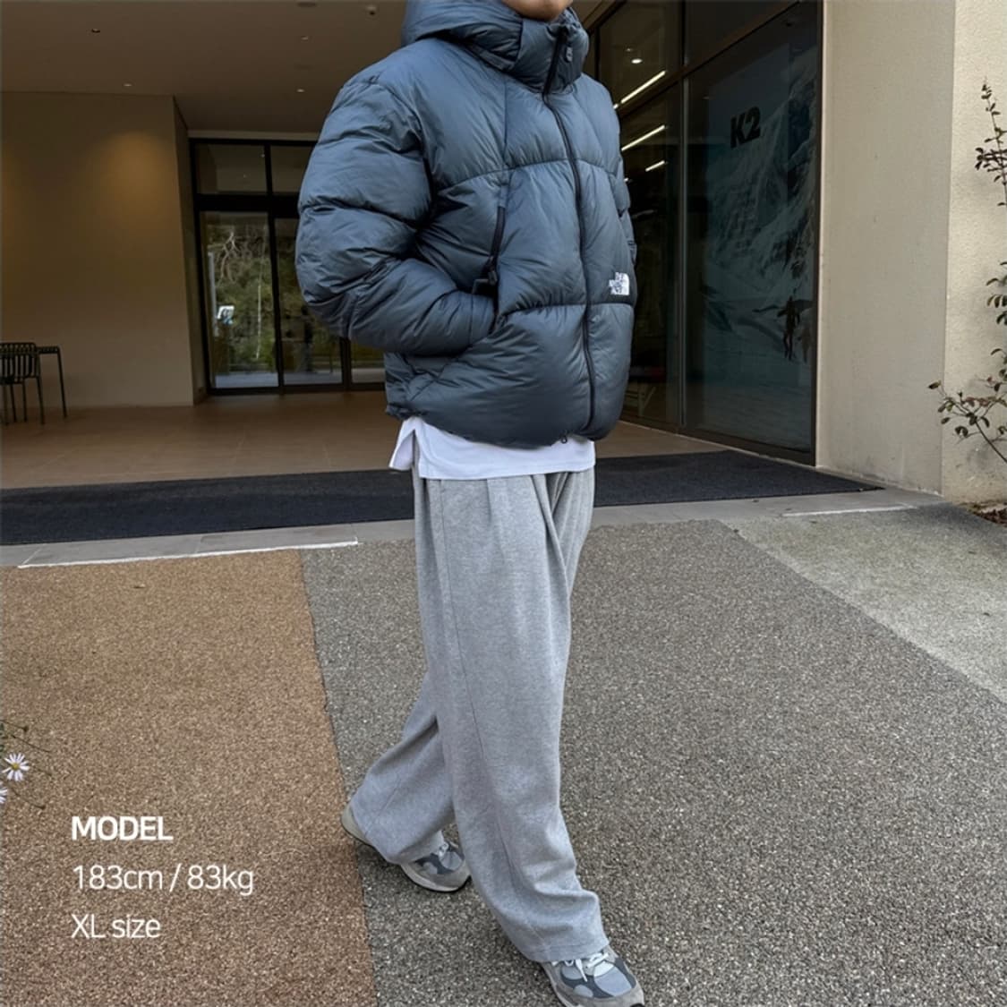 노스페이스 프로젝트 다운 패딩 블루 XL 105 상품이미지4