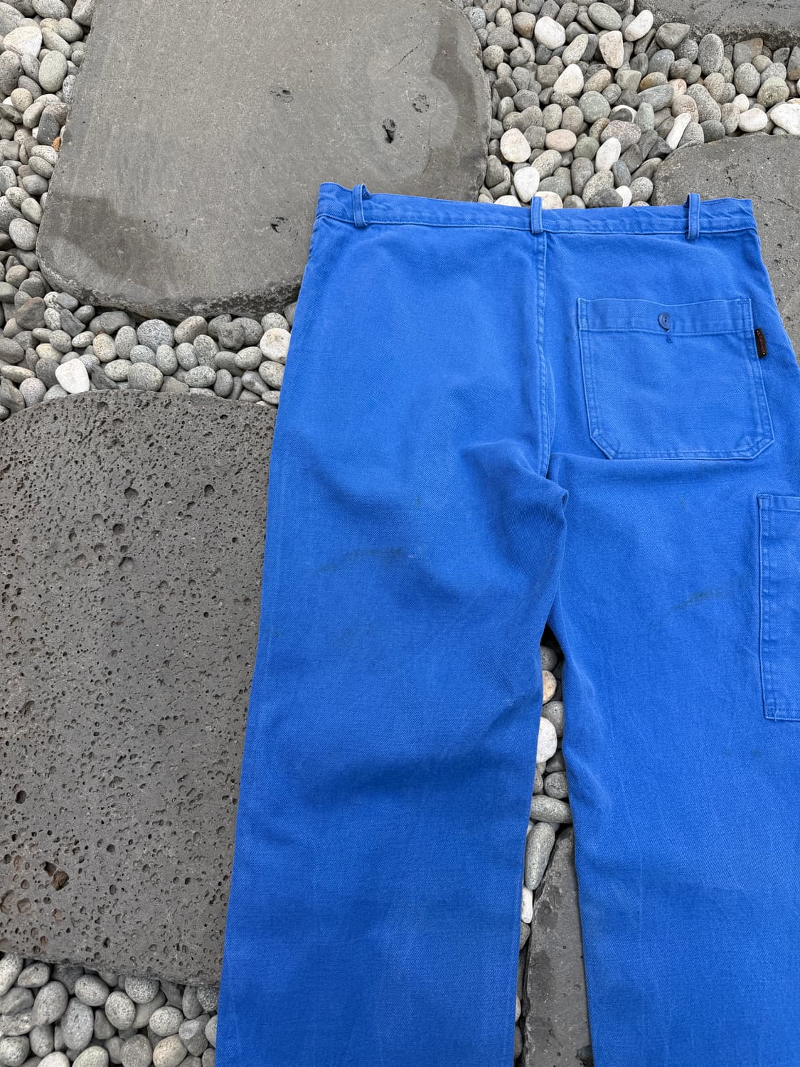 OLD VINTAGE WASHED BLUE FRENCH 프렌치 워크팬츠 상품이미지9