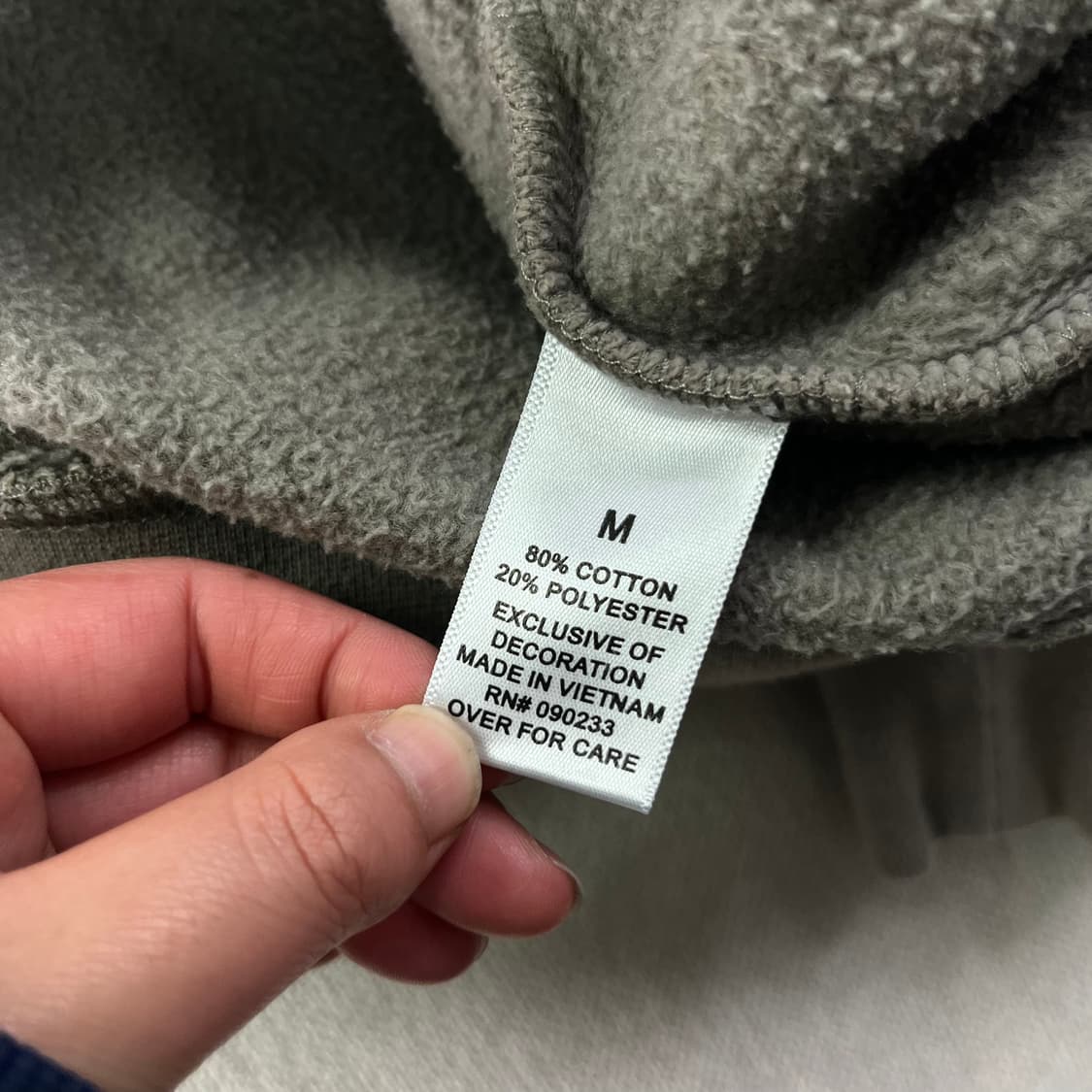 100 피오갓 에센셜 반집업 맨투맨  상품이미지7