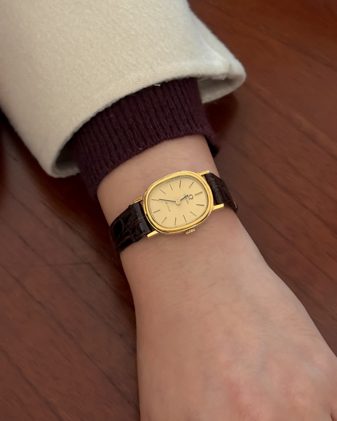 오메가 드빌 오벌 수동 시계 상품이미지3