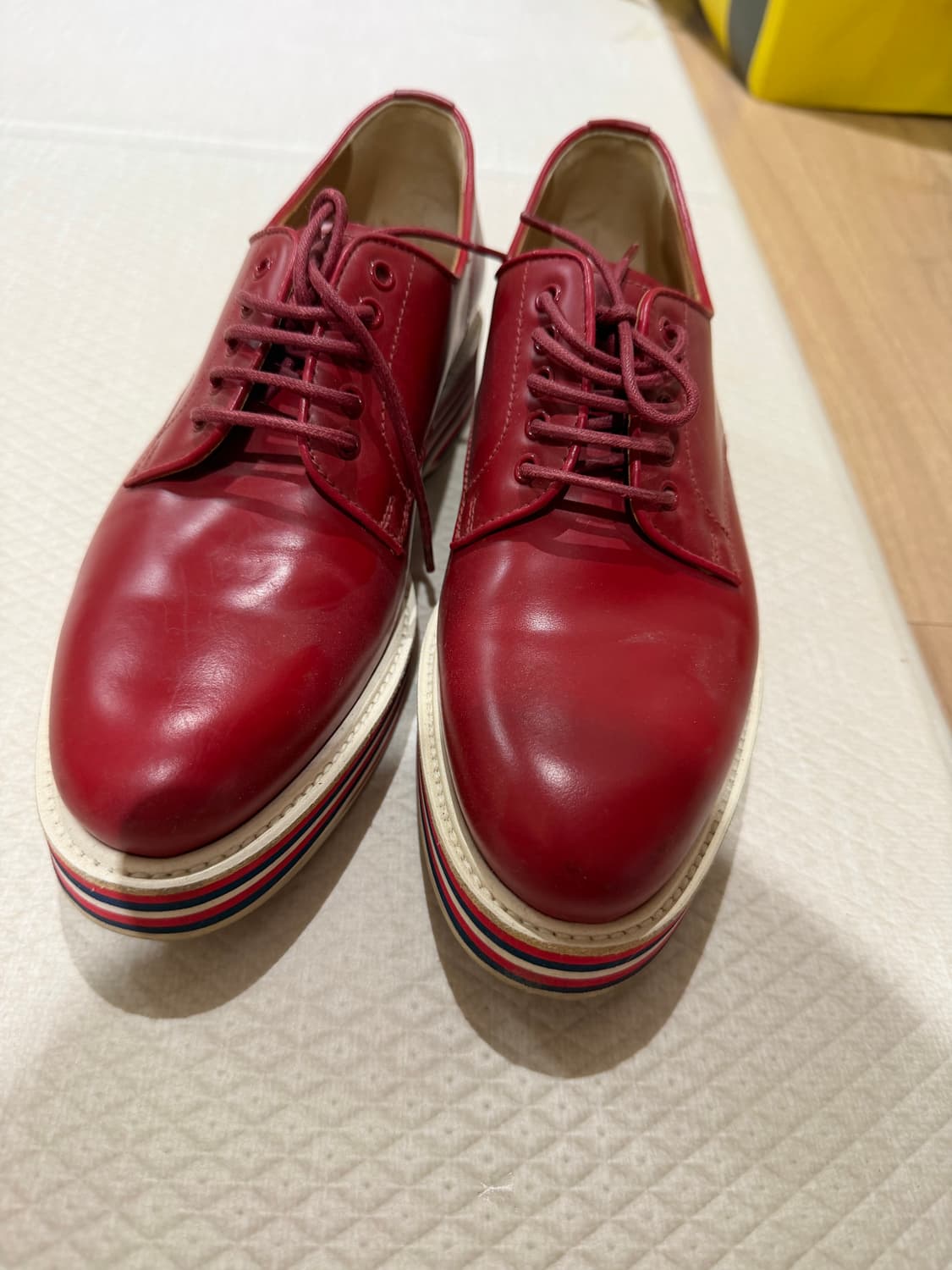 처치스 옥스퍼드화 레드 상품이미지7