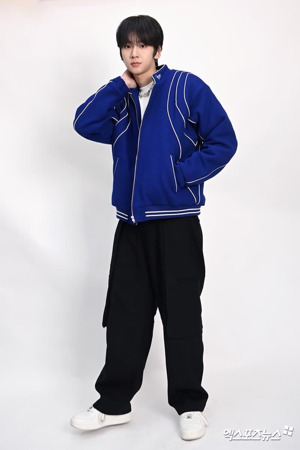 위캔더스 파이프 울 바시티 자켓 L 상품이미지10