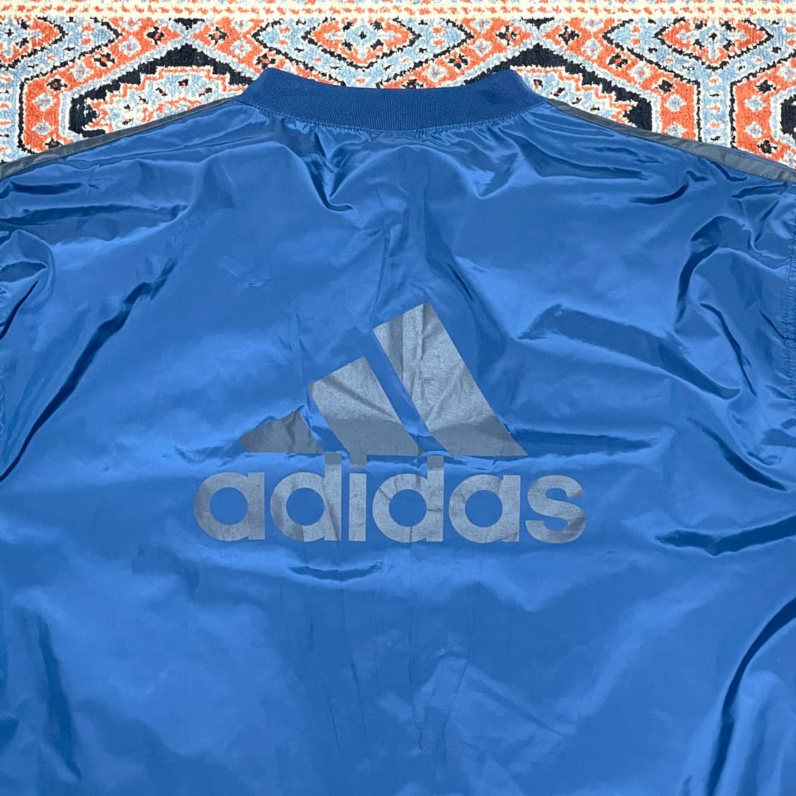 아디다스 00s 올드스쿨 블루 웜업 바람막이 유광 빈티지  남성105 상품이미지8