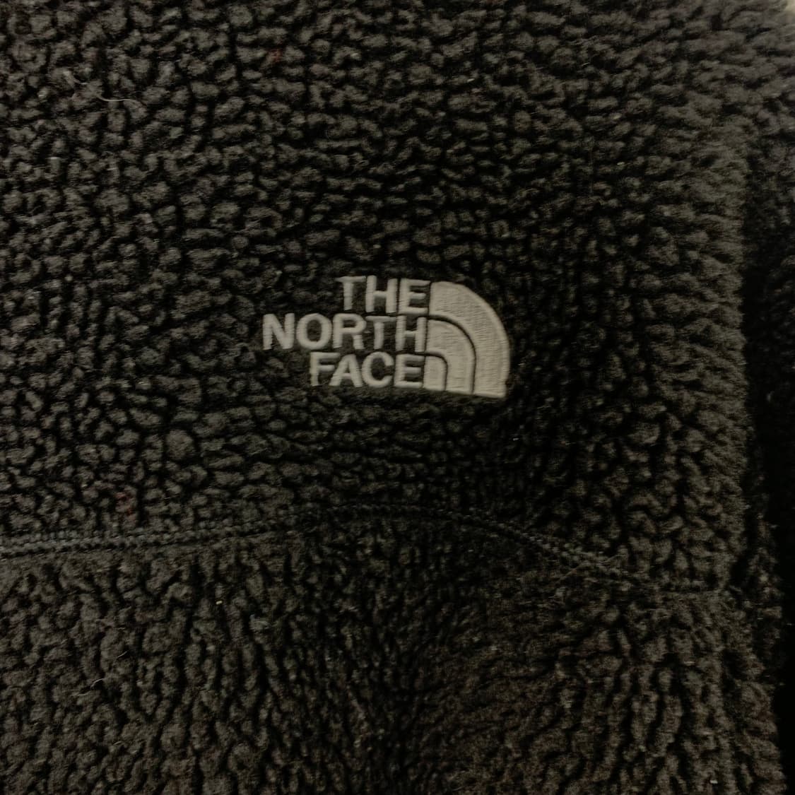 노스페이스 블랙 뽀글이 쉐르파 후드집업 상품이미지5