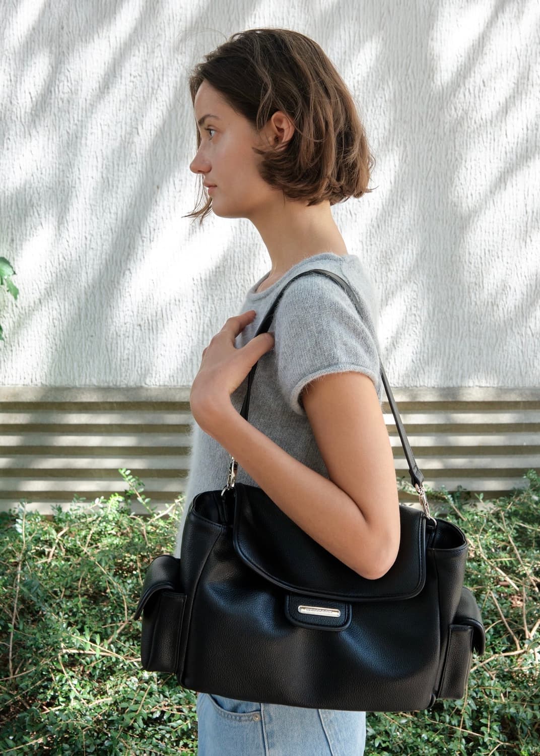 썸웨어버터 포스트백 블랙 / post bag black 상품이미지1