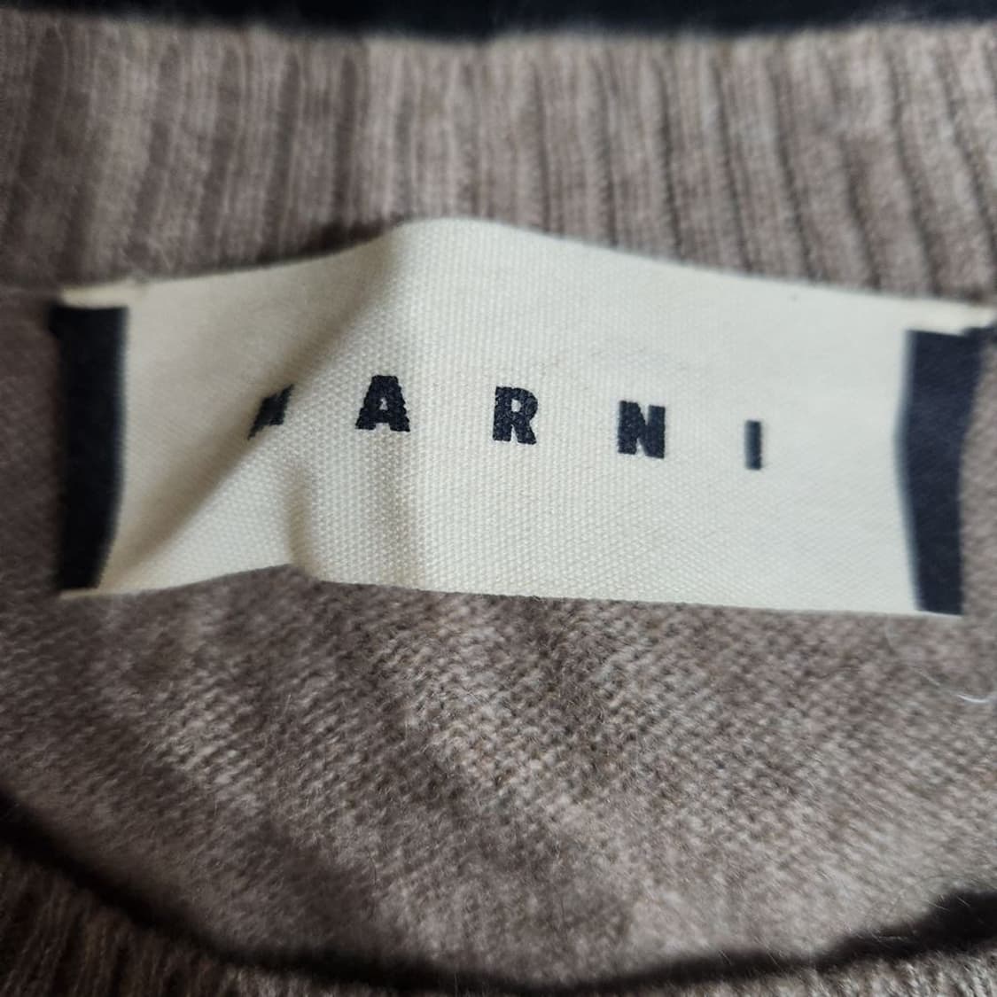 [여40]마르니 캐시미어 반소매 니트[Y63-049]/레이디블루 상품이미지8