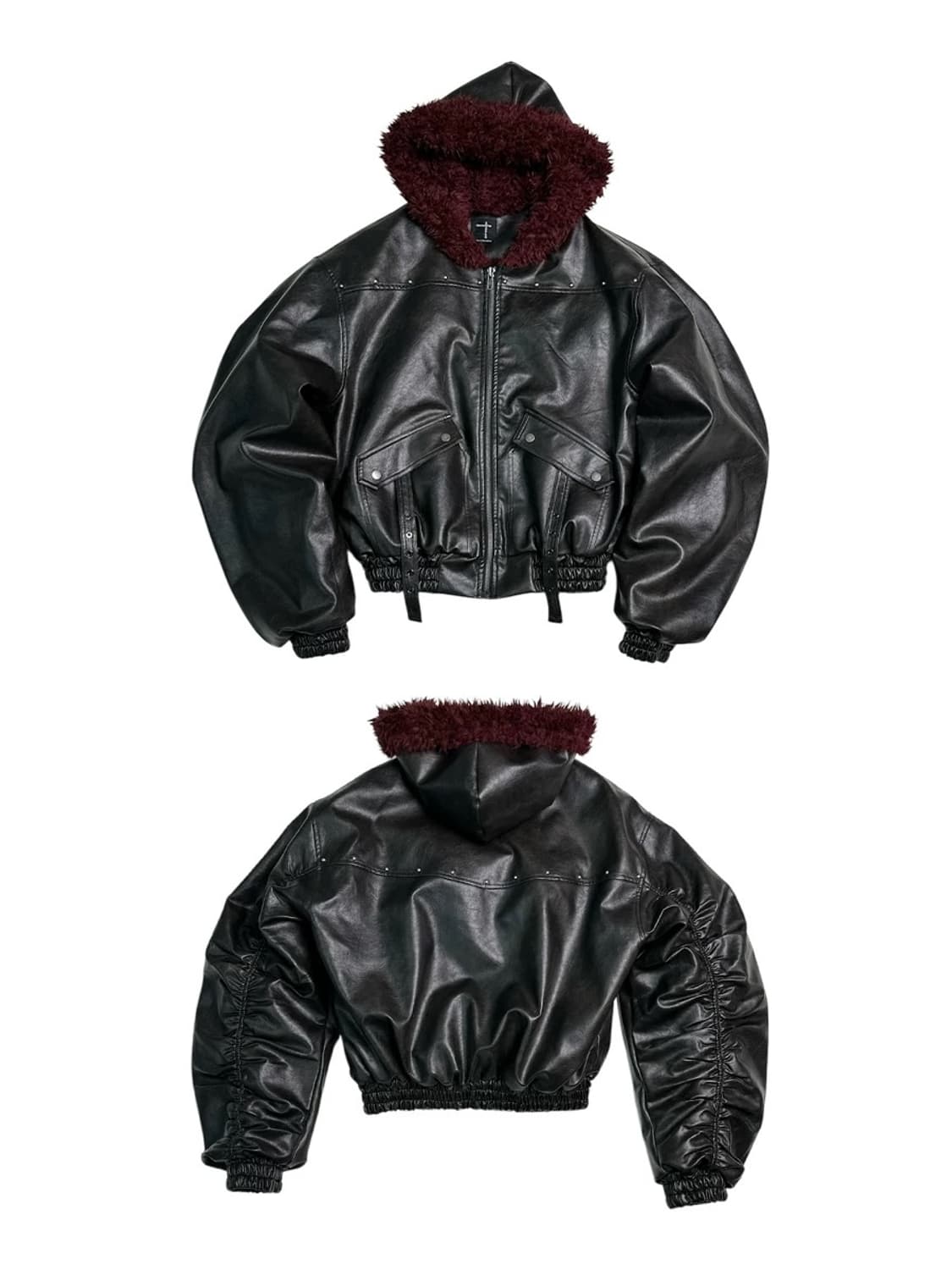 Armored Embroidery Stud Bomber 상품이미지1