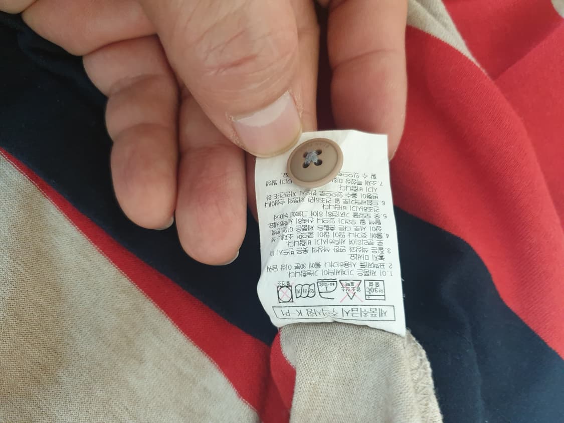 [여성] 빈폴 정품 옥스포드 콜라보 스트라이프 카라티 100 상품이미지6