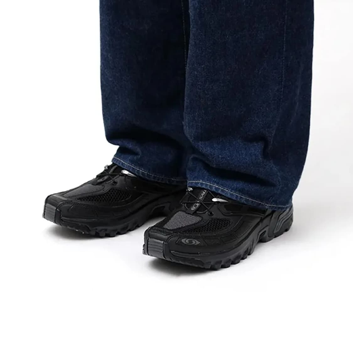 285 새제품) 살로몬 ACS 프로 블랙 트레일화 등산화 남자 신발 상품이미지9