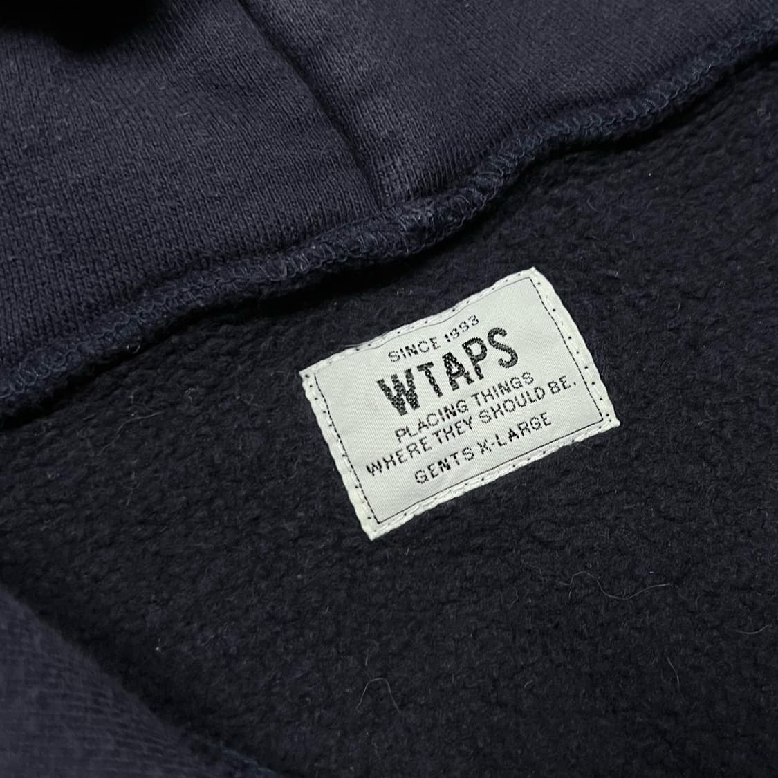 Wtaps 더블탭스 네이비 후드집업 상품이미지4