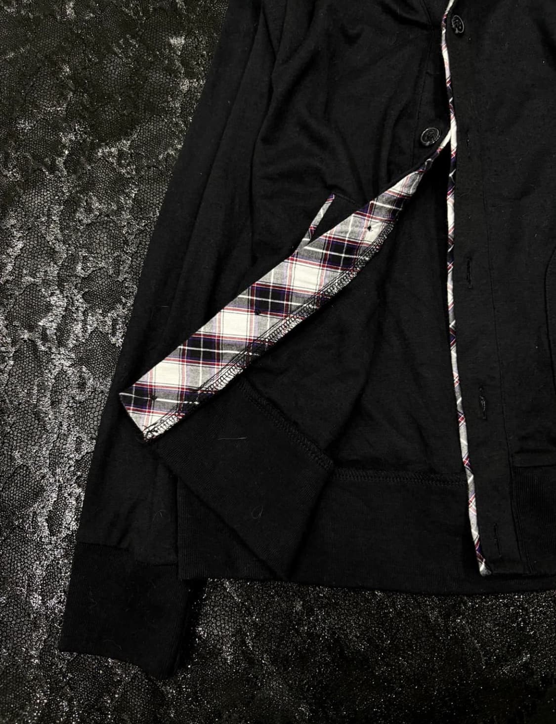 "Vintage" Minimal Mood Check Detail Hood 상품이미지2