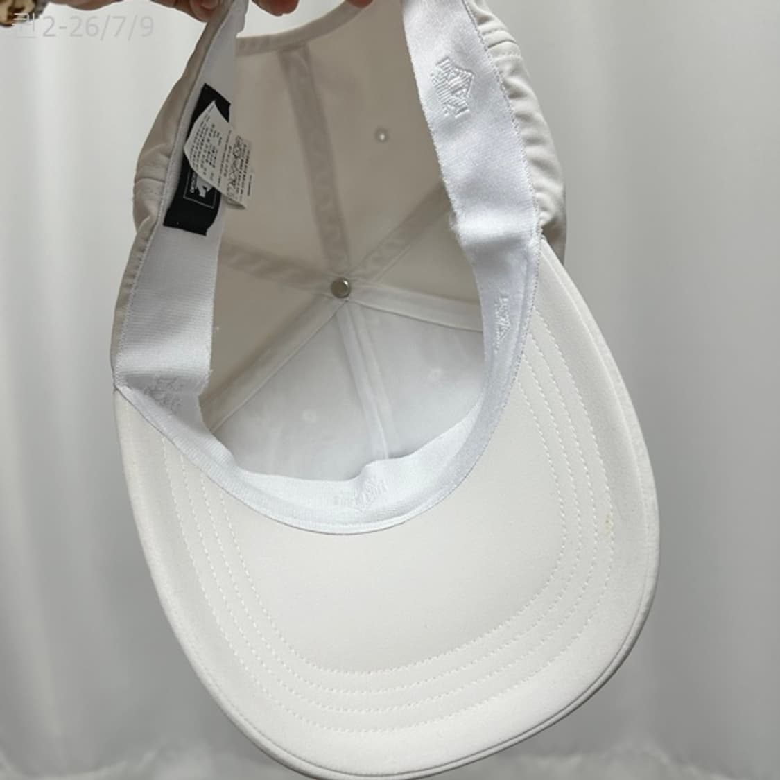 데상트 남자 캡모자 화이트 FREE (57CM) 상품이미지8