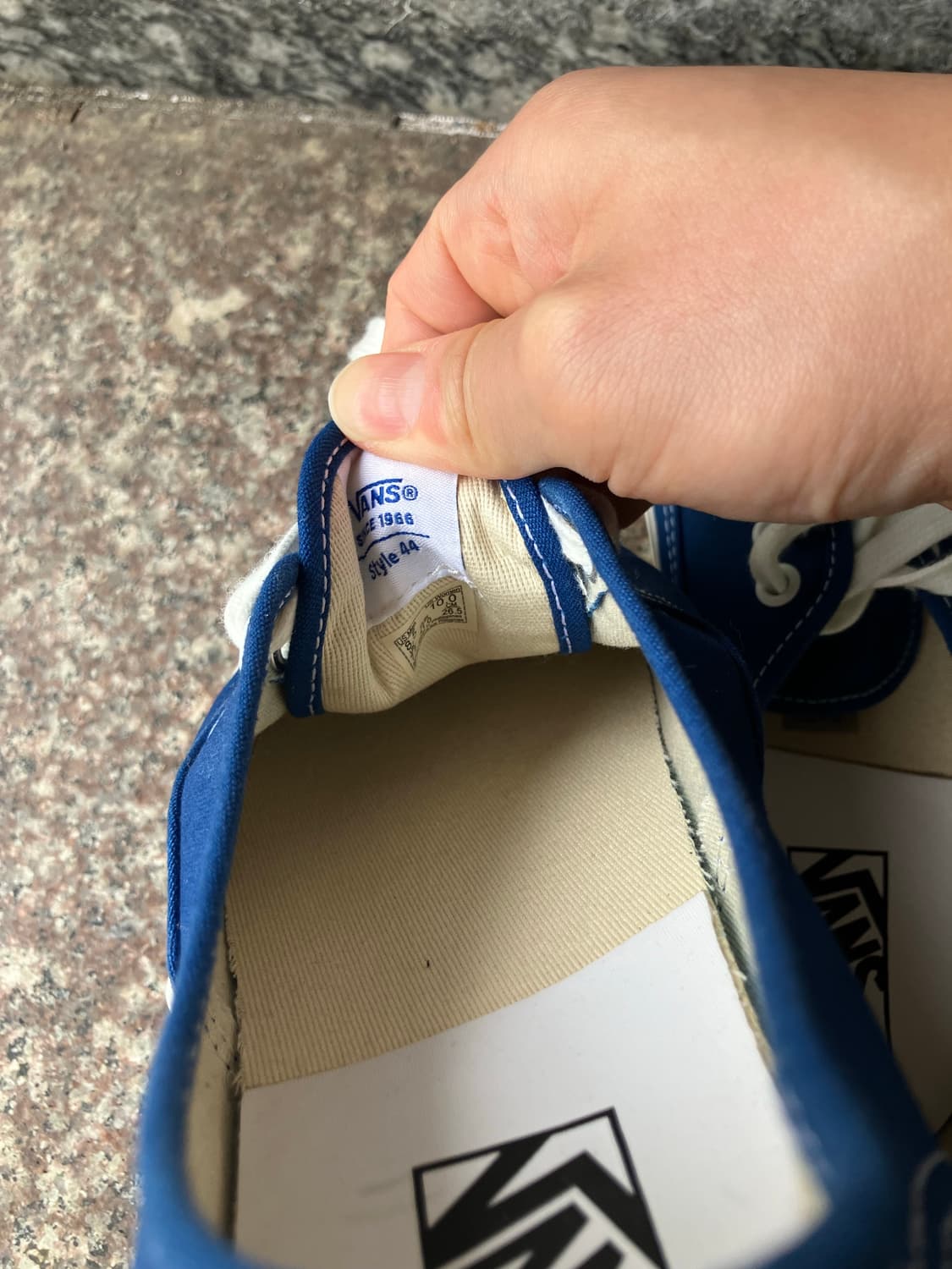 반스 애너하임 어센틱 블루 265 스타일44 상품이미지4