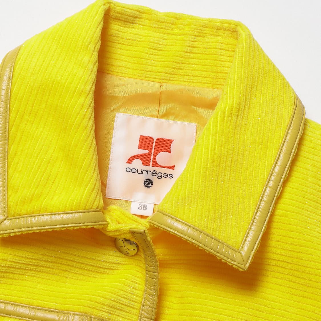 꾸레쥬 옐로우 코듀로이 자켓  상품이미지8