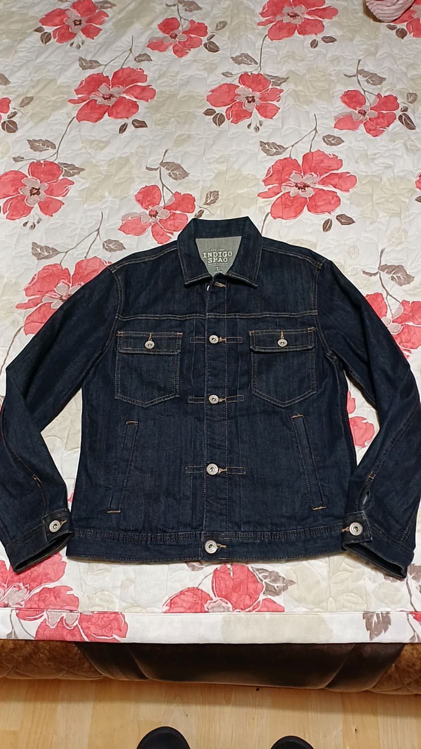 스파오 청자켓 L 가슴54 기장66 상품이미지1