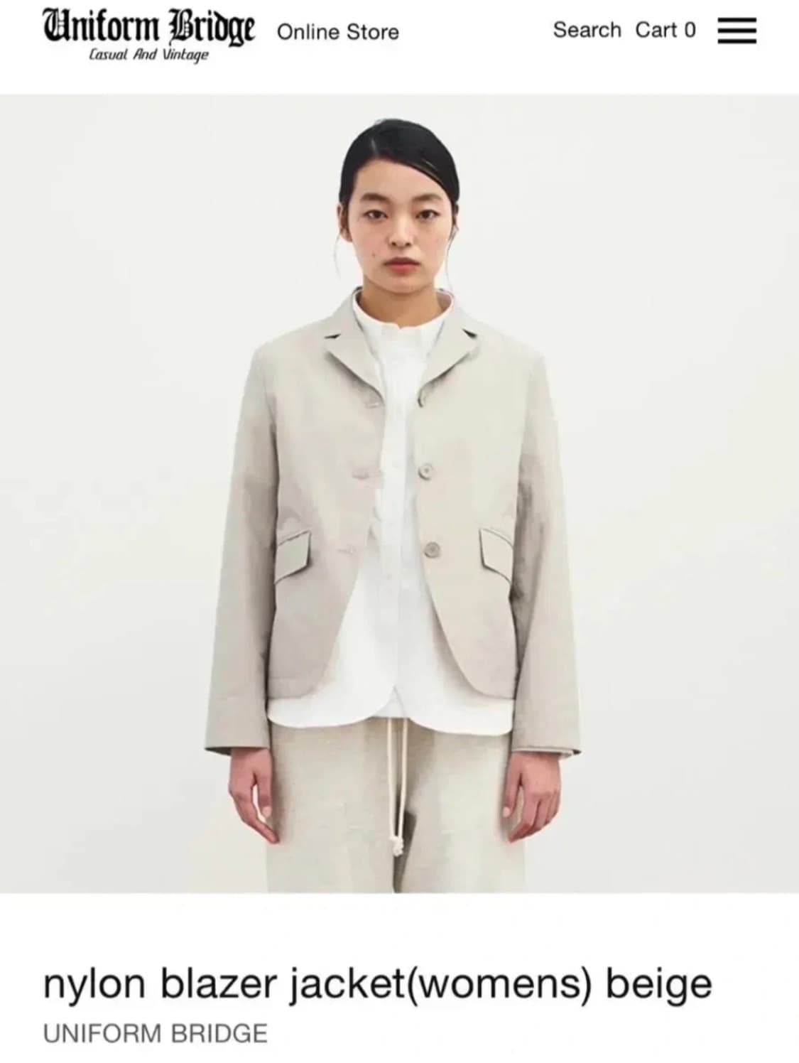 유니폼 브릿지 자켓 상품이미지1