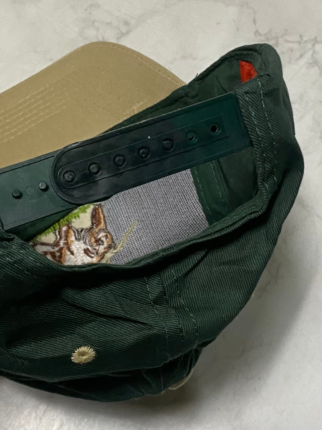 알레스카 곰 자수 빈티지캡 빈티지모자 프리사이즈 상품이미지3