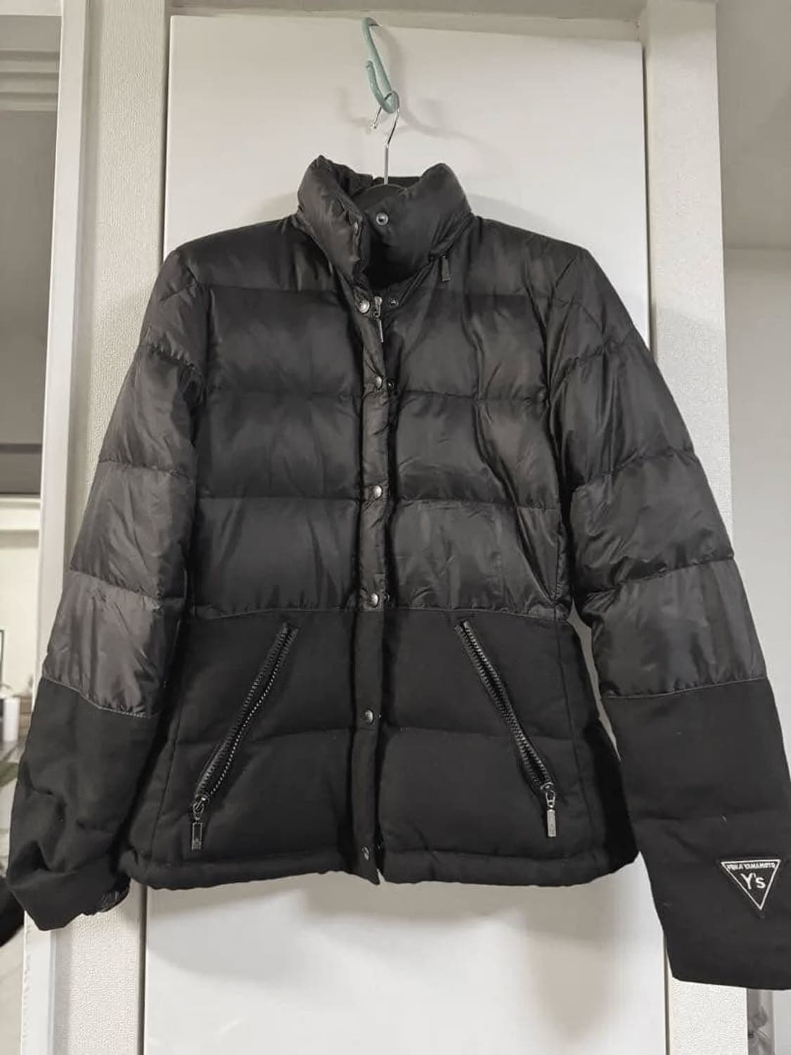 요지 야마모토 x 몽클레어 블랙 다운자켓 레이디스 상품이미지1