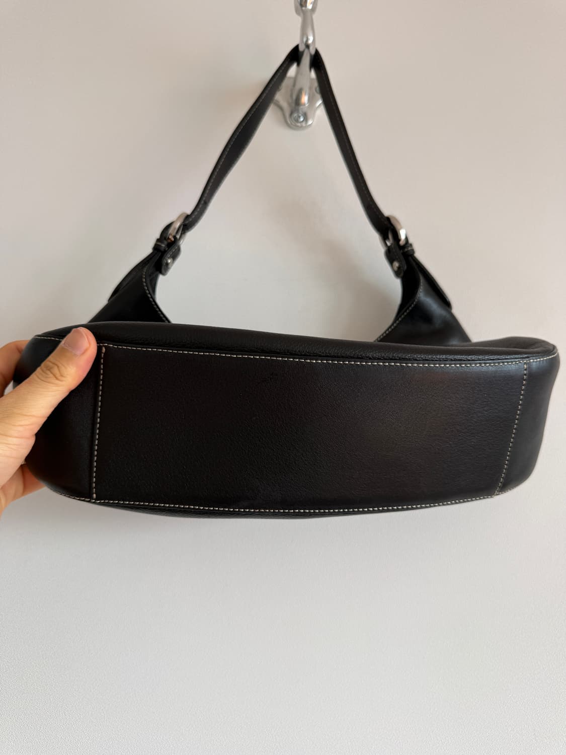 Pre owned 레더 숄더백 상품이미지6