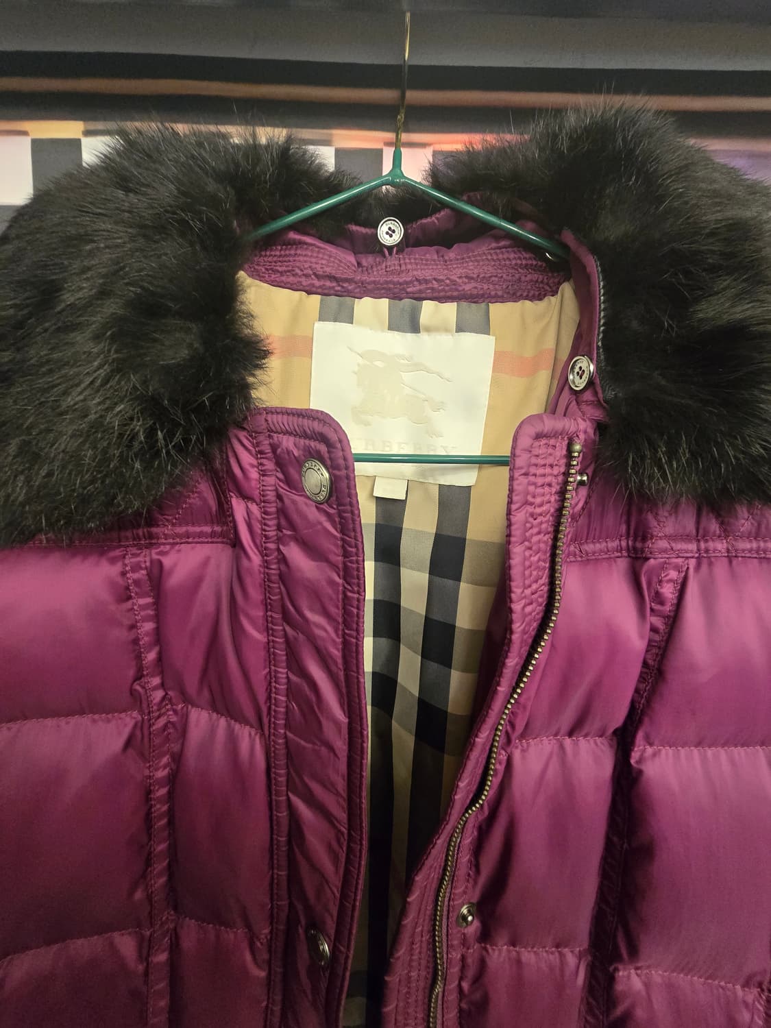 버버리 (Burberry)
 퍼플  구스패딩 상품이미지2