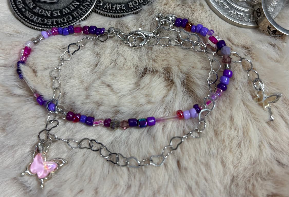 [W] 핸드메이드 비즈 팔찌 NAVI 025 상품이미지6