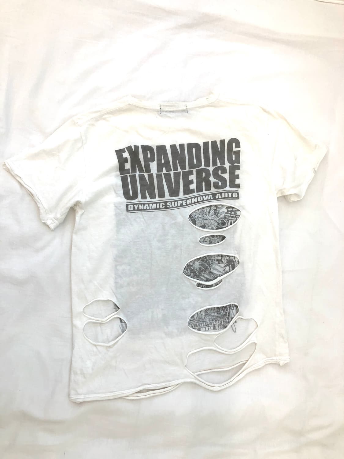jpn vintage punk glitter half t shirt 상품이미지7