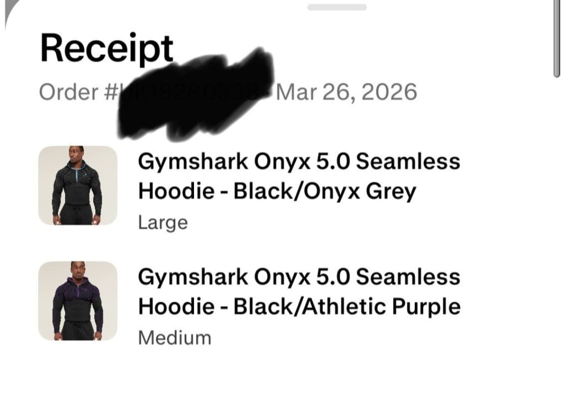 짐샤크 오닉스 퍼플 후드 M사이즈 판매합니다! 상품이미지1