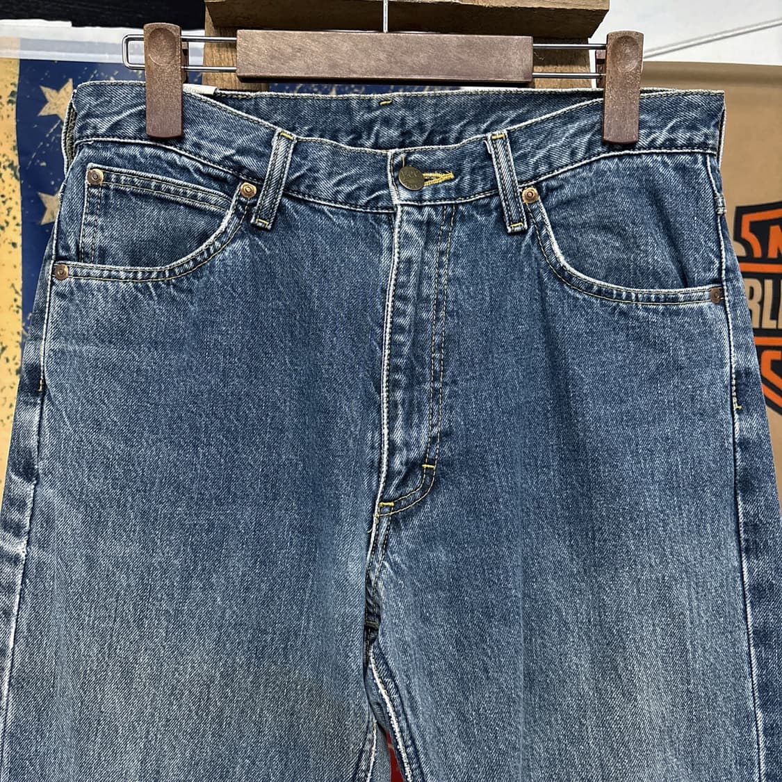 90~00s 리 라이더스 샌포라이징 헤비웨이트 데님팬츠 N1194   상품이미지3