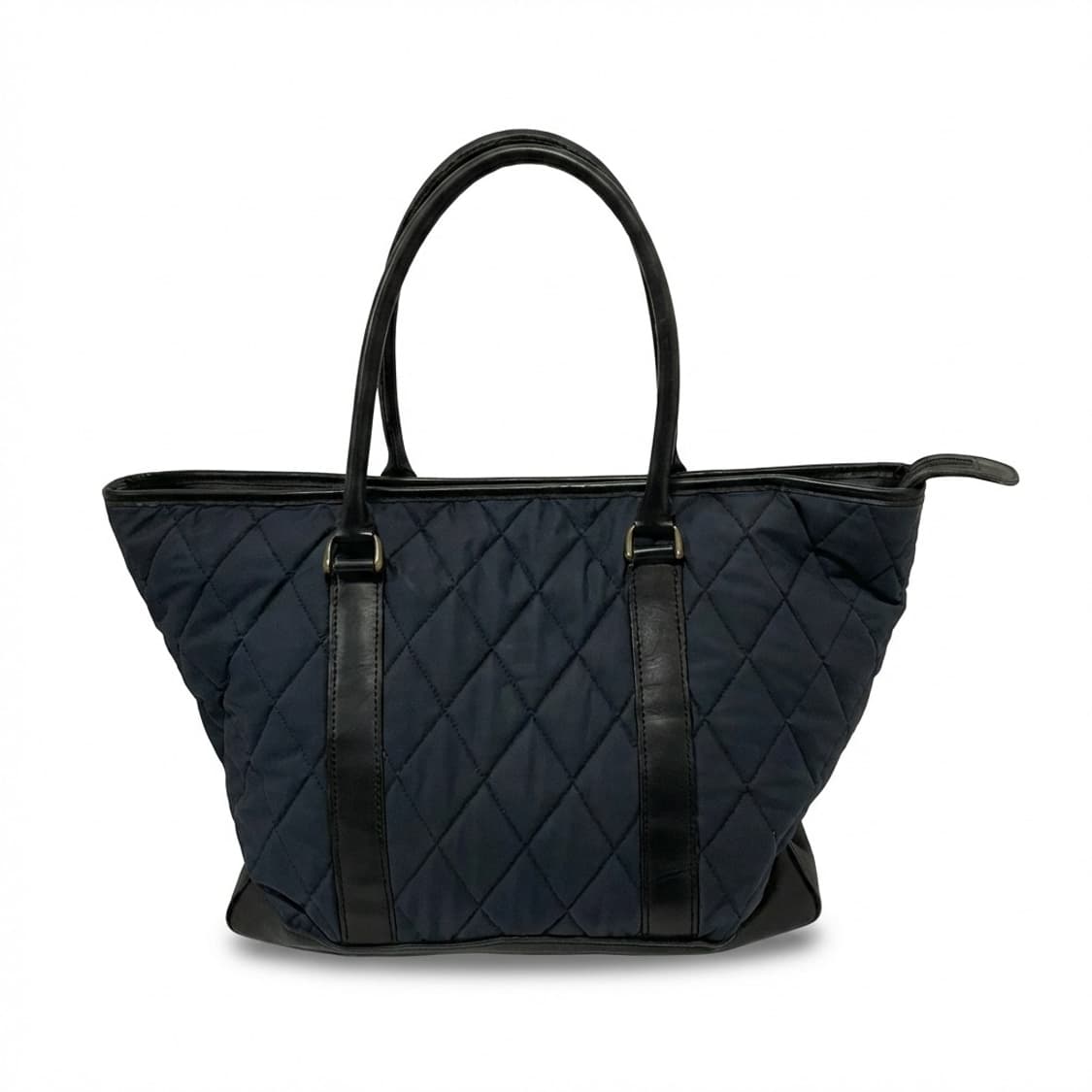 [OS] 엘엘빈 퀼티드 토트백 네이비 상품이미지1