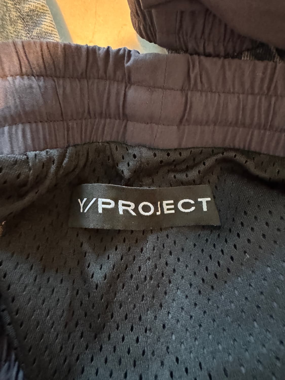 와이프로젝트 커프 트랙 데님 팬츠 네이비 상품이미지3