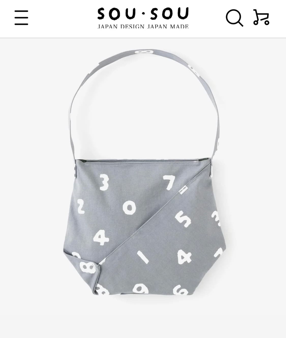 소우소우 캔버스 크로스백  상품이미지1