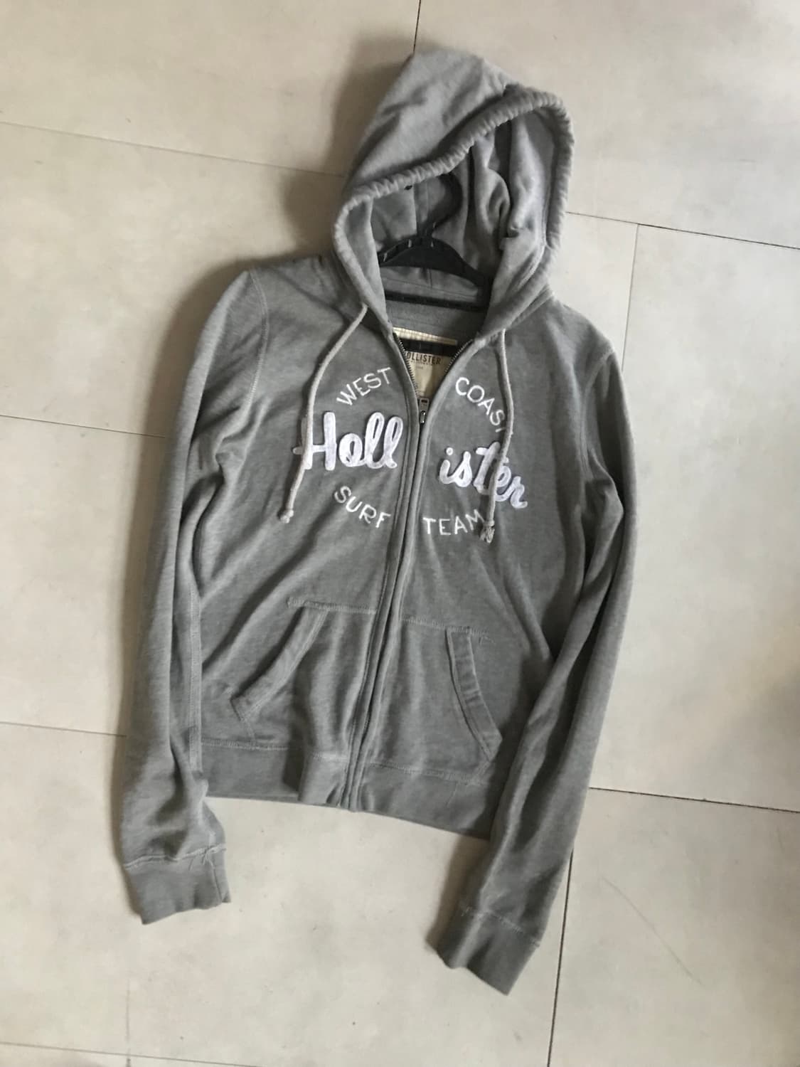 홀리스터 그레이 슬림핏 후드집업 상품이미지9