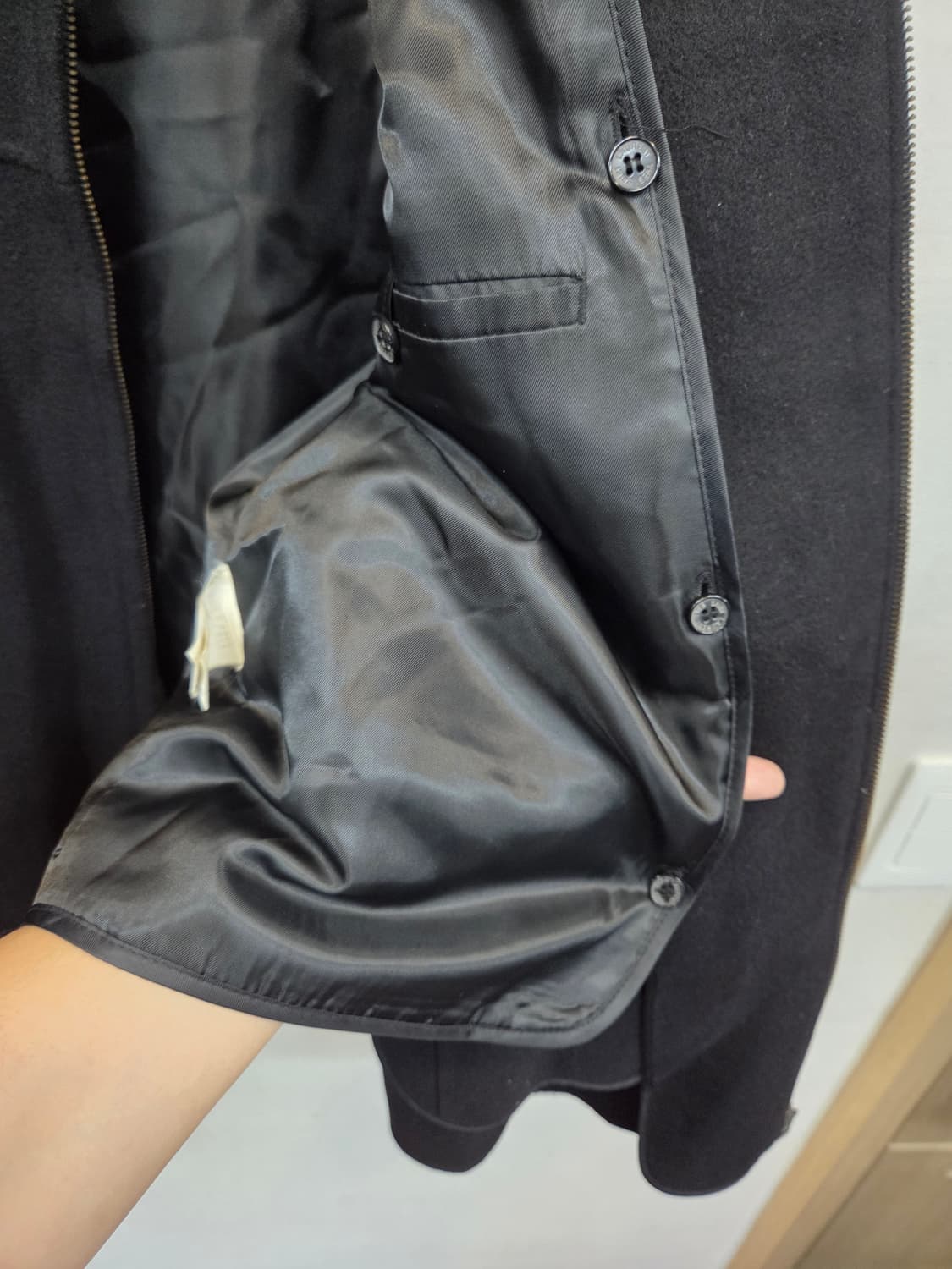 입생로랑 올드스쿨 울 카라 자켓 L 상품이미지7