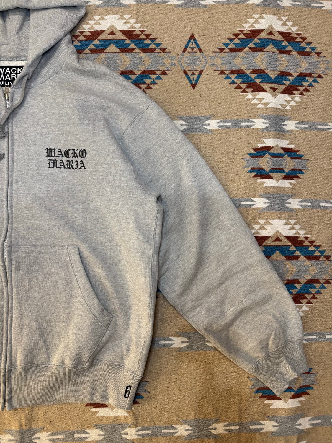 [XL] 와코마리아 헤비웨이트 풀 집업 후디 그레이  상품이미지3