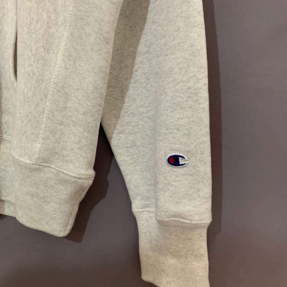 S 챔피온 리버스위브 디트로이트 블루택 기모 후드티 상품이미지4