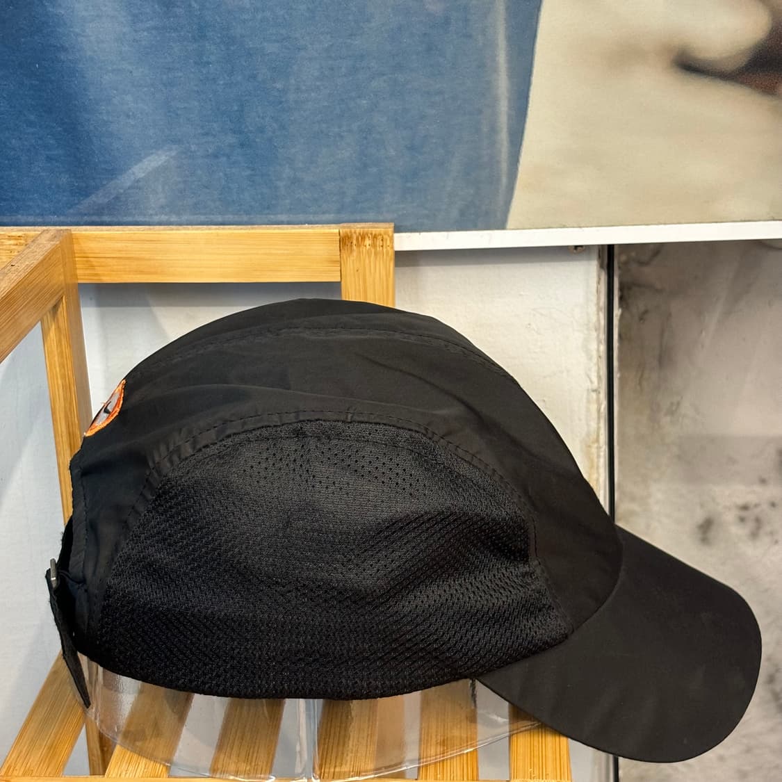 00s 나이키 올드스쿨 빈티지 블랙 나일론 볼캡 OS 상품이미지4