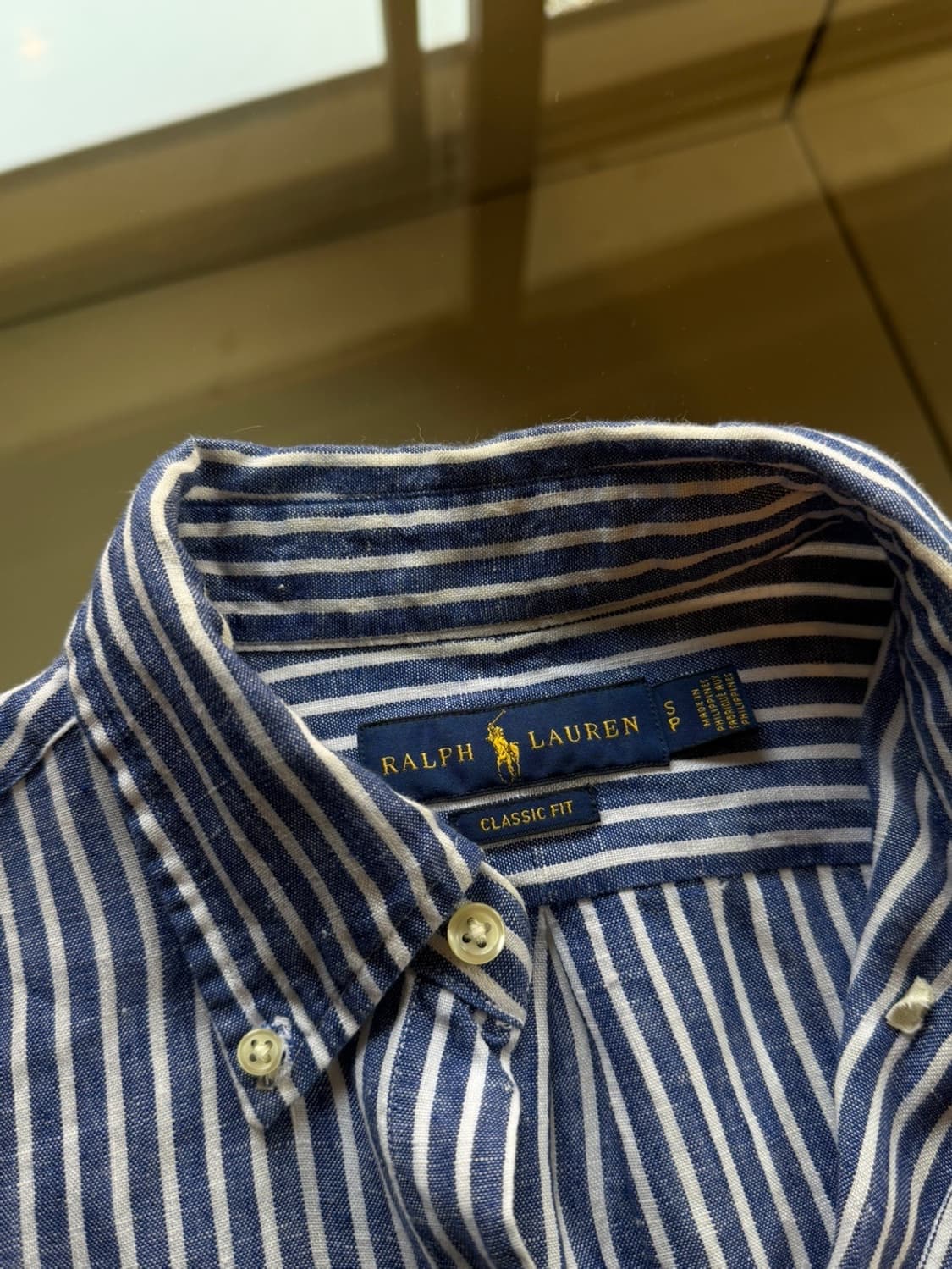 폴로 랄프로렌 리넨 셔츠 100 상품이미지9