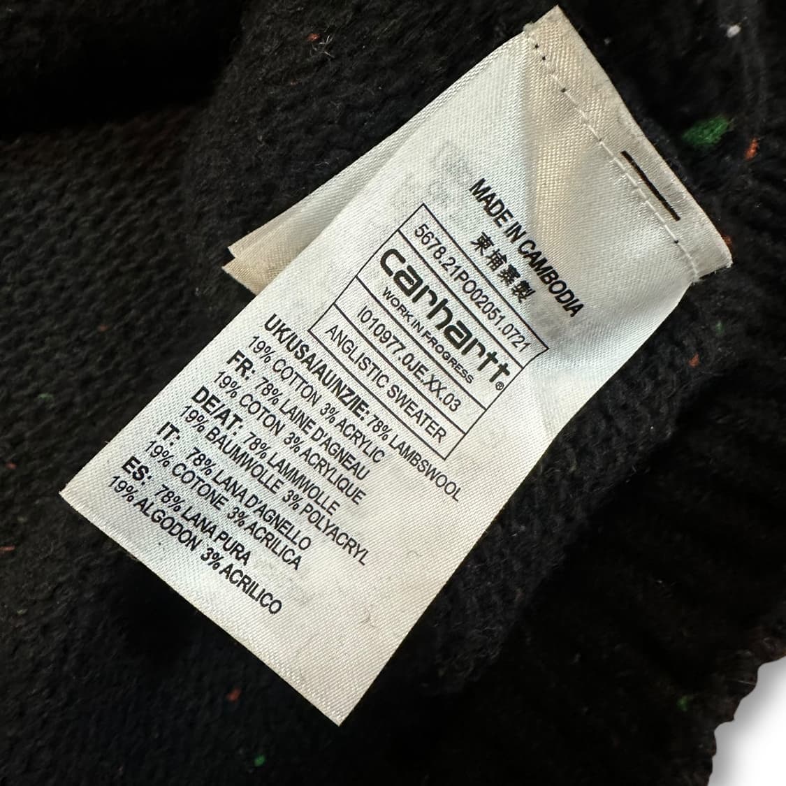 칼하트 앵글리스틱 니트 상품이미지5