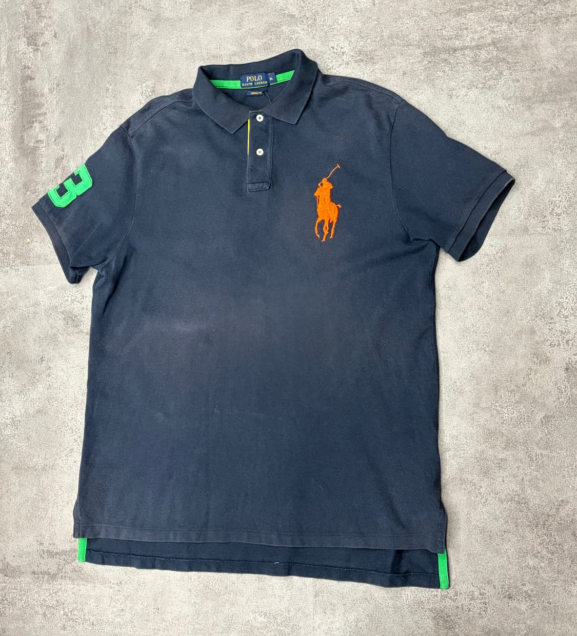 폴로 랄프로렌 빅포니 반팔 카라티 네이비 상품이미지2