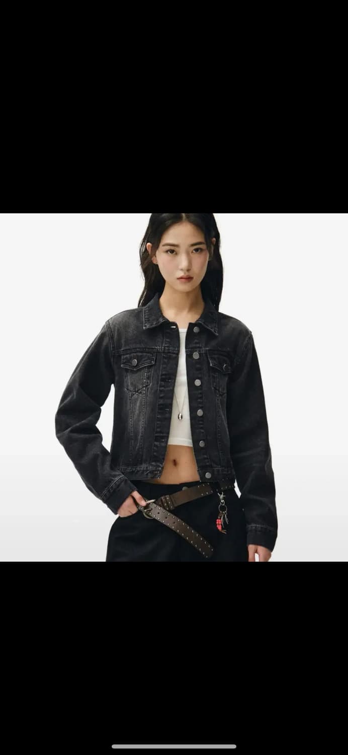 데케트우먼 크롭데님자켓 L사이즈 상품이미지1