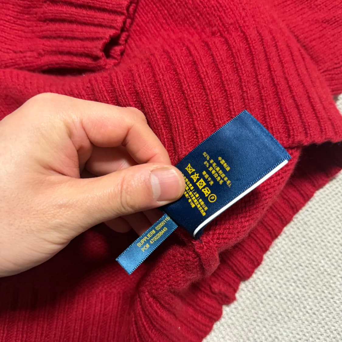 폴로 랄프로렌 라운드 울 니트 상품이미지5