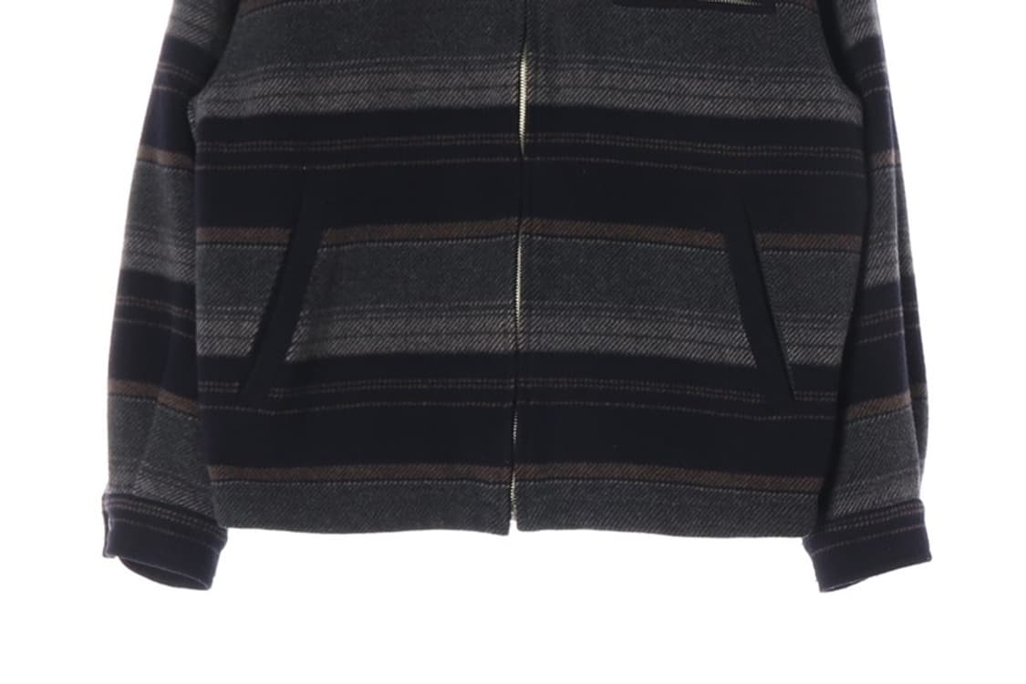 Lee 빈티지 스트라이프 울 워크 집업 자켓 M 상품이미지5